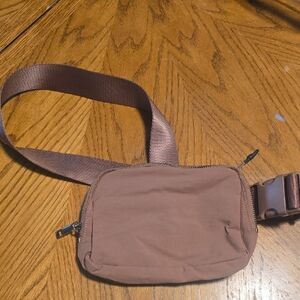 Mauve/Brown Belt Bag